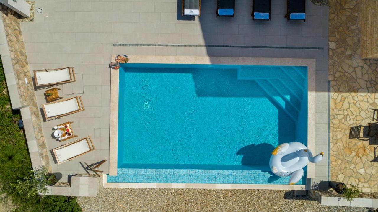 Luxury Villa Allen With Pool Klimno Extérieur photo