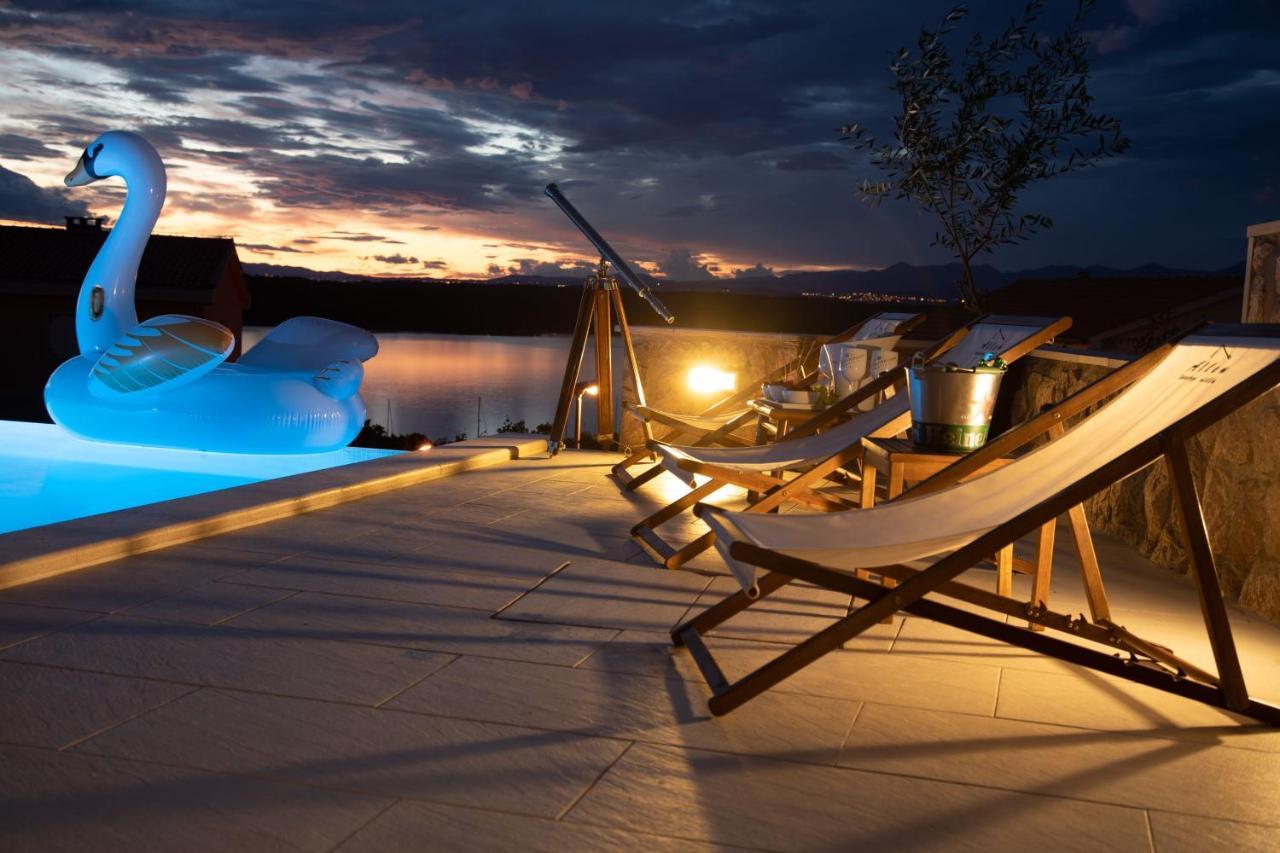 Luxury Villa Allen With Pool Klimno Extérieur photo