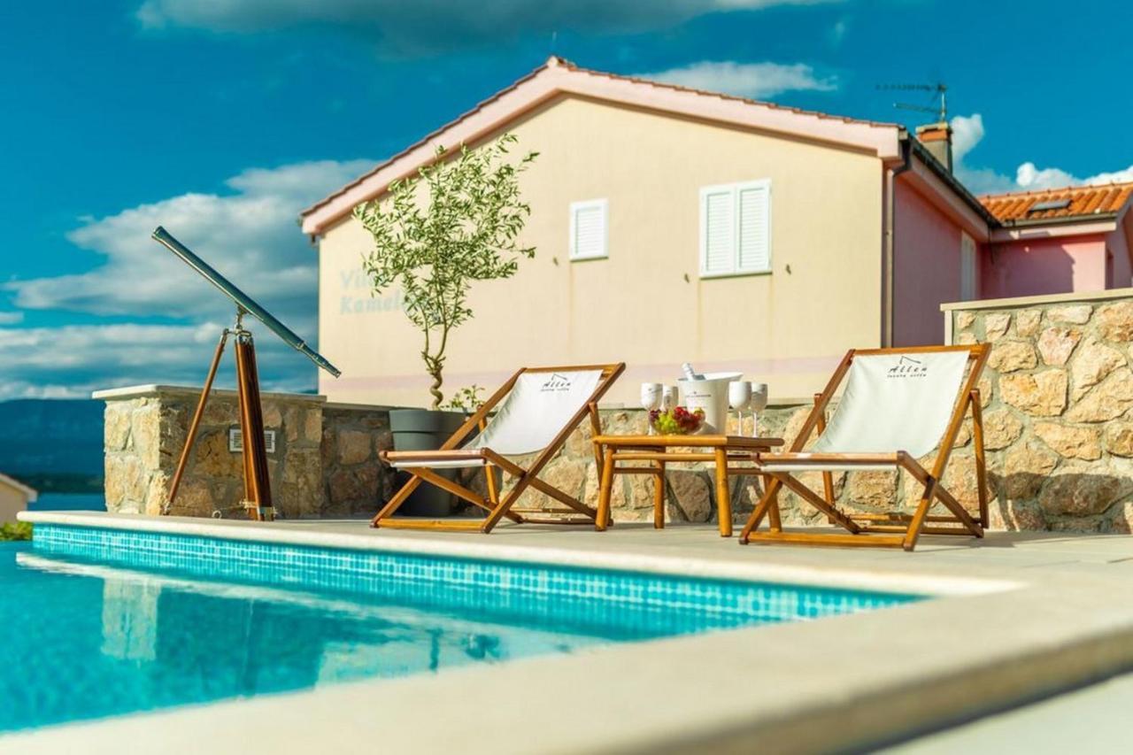 Luxury Villa Allen With Pool Klimno Chambre photo