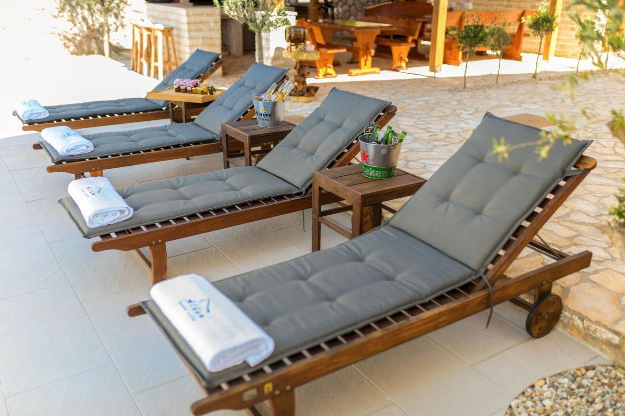 Luxury Villa Allen With Pool Klimno Chambre photo